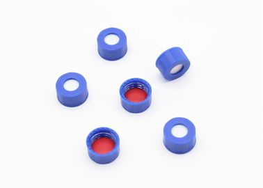 9mm Plastic Schroefdekselspp Materiële Blauwe Kleur voor Chromatografische Fles
