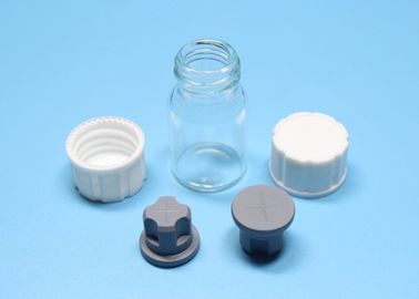 18mm Witte pp Plastic die Schroefdeksels voor Ingepaste Glasfles worden gebruikt