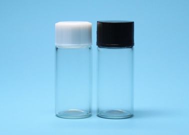 10ml transparant het Glasflesje van Schroefdraadborosilicate met Plastic Dekking