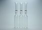5ml ontruim Lege Ampul van het Typec de Neutrale Borosilicate Glas voor Injectie
