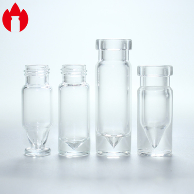0.5mml 2ml V-vormige onderkant met krimp of schroefhals Medisch glasflesje