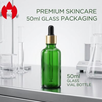 50ml Groene Cosmetische Etherische Olie Glazen Flesje