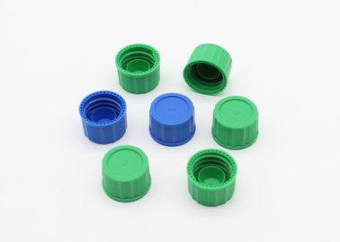 Blauwe/Groene Kleur van 18 Tandenpp de Materiële Plastic Schroefdeksels met Binnenstop