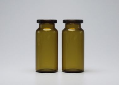 Amberkleurige injecteerbare buisvormige glazen injectieflacon van 15 ml