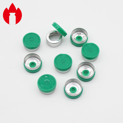 13 mm groene positionering scheur af dop farmaceutische injectieflacon dop