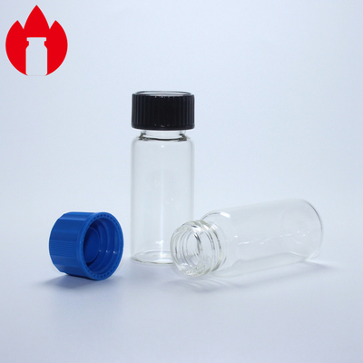 Ontruim 18mm het Glas Vial With Plastic Cap 10ml van de Schroefmond