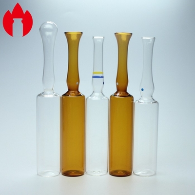 De farmaceutische Types van Glasampullen, de Transparante/Bruine Kleur van de Ampulcontainer