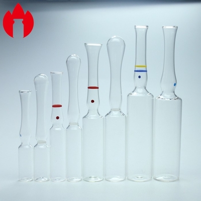 De farmaceutische Types van Glasampullen, de Transparante/Bruine Kleur van de Ampulcontainer