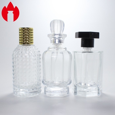 Op maat gemaakte cosmetische parfumfles met pompsprayer