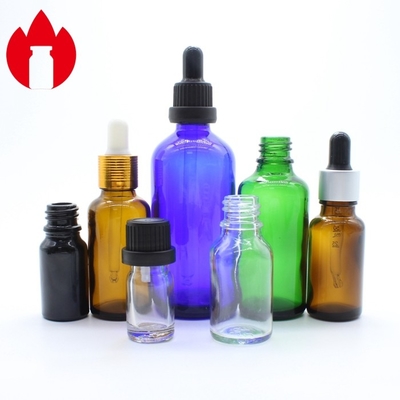Persoonlijke 5 ml-100 ml cosmetische essentiële olie glazen fles met dropper deksel
