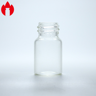 5 ml doorzichtige schroefmond glazen injectieflacon met aluminium dop