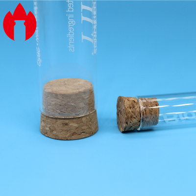 GlasReageerbuis met Cork Kurk voor Laboratoriummateriaal