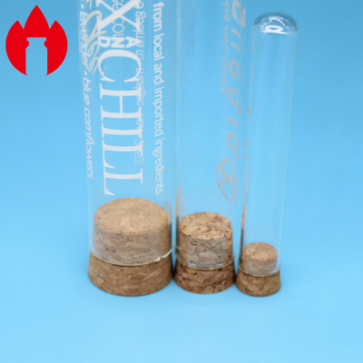 GlasReageerbuis met Cork Kurk voor Laboratoriummateriaal