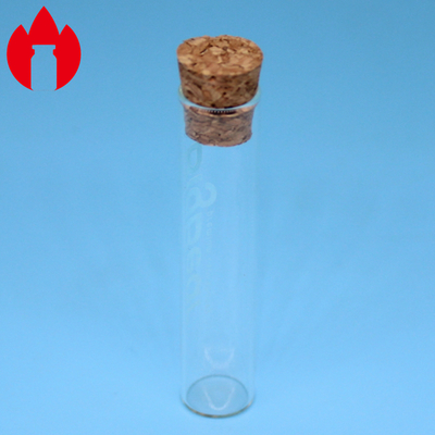 GlasReageerbuis met Cork Kurk voor Laboratoriummateriaal