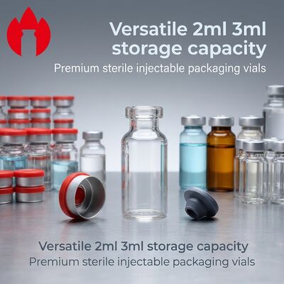 3 ml medicijn Tubulair Borosilicaat Duidelijk Glas Flesje