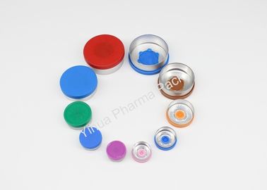 Vial Caps 13mm 20mm 32mm Pharmaceutical Aluminium Plastic Flip Off Vial Cap
