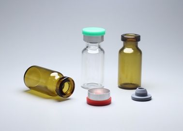 Duidelijke en Amber 3 ml Medicine Crimp Top Glass Tube Vial voor injectie