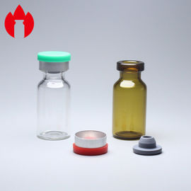 Duidelijke en Amber 3 ml Medicine Crimp Top Glass Tube Vial voor injectie
