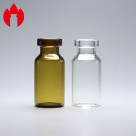 Duidelijke en Amber 3 ml Medicine Crimp Top Glass Tube Vial voor injectie