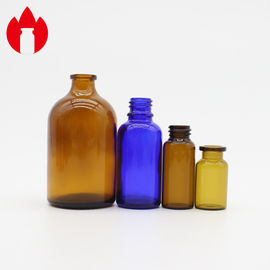 Lege kleine glazen farmaceutische flesjes