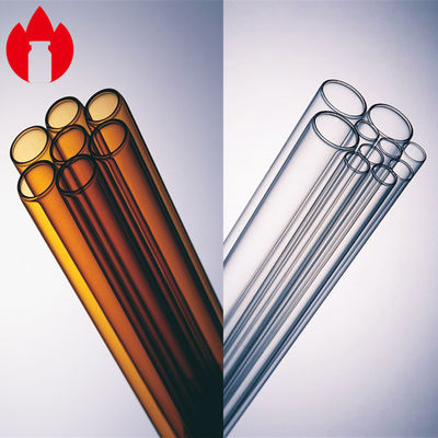 Glasbuis Duidelijk of Amber Borosilicaat of Soda Kalk Glasbuis
