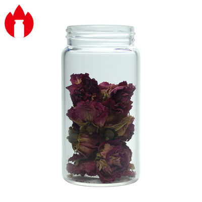 van de Mond Hoge Borosilicate van 50ml 100ml 150ml Brede van de het Glasfles de Kruikcontainer