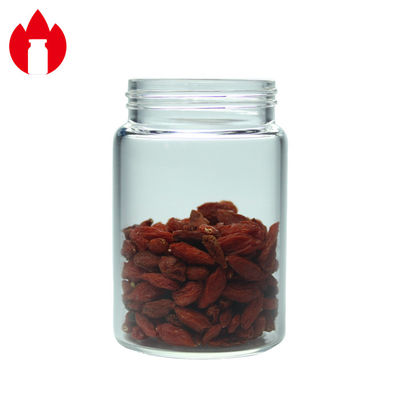 van de Mond Hoge Borosilicate van 50ml 100ml 150ml Brede van de het Glasfles de Kruikcontainer