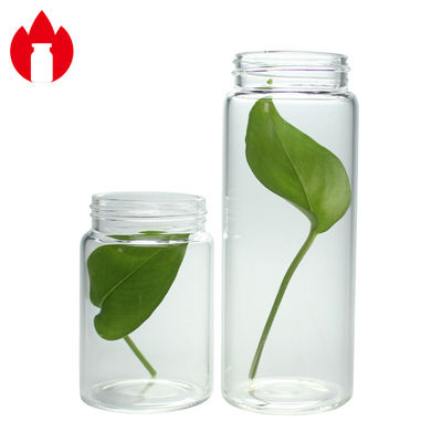 van de Mond Hoge Borosilicate van 50ml 100ml 150ml Brede van de het Glasfles de Kruikcontainer