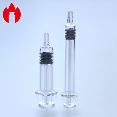 Cosmetische Luer Lock-spuit, 1 ml voorgevulde spuit 5.0 Neutraal borosilicaatglasmateriaal