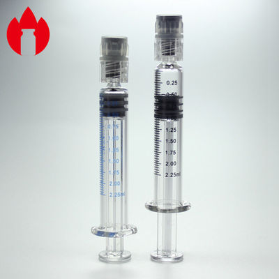 Voorgevulde spuit lege neutrale borosilicaatglas Voorgevulde spuitjes