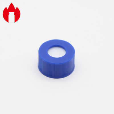 9mm Plastic Schroefdekselspp Materiële Blauwe Kleur voor Chromatografische Fles