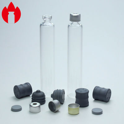 De duidelijke Neutrale Borosilicate-Capaciteit van Glaspatronen 3ml voor Medisch Gebruik
