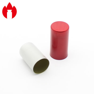28 mm hoge aluminium touwkap voor wijnflessen