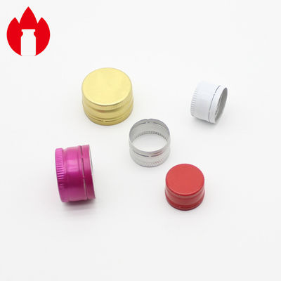 20mm 22mm 25mm 28mm Aluminium Pilfer Proof Caps Voor Schroeffles
