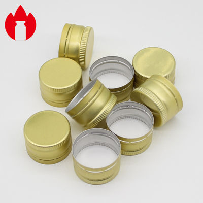 Oral vloeibare glazen fles Pilfer Proof sluiting, 28mm aluminium doppen