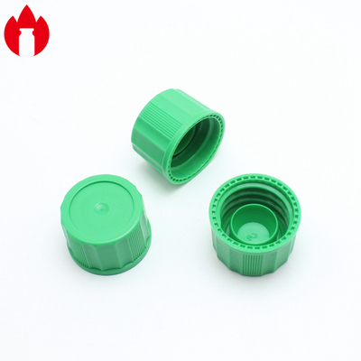 18 mm PP materiaal Plastic schroefkappen Blauw / Groen Kleur Met Inner Plug