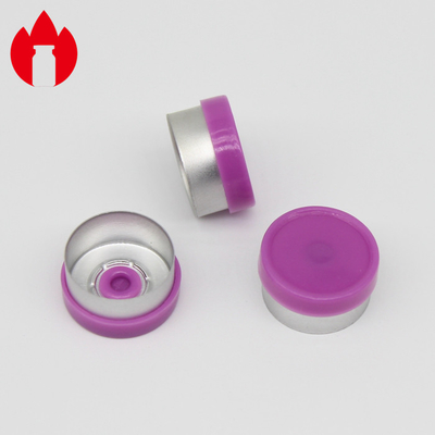 13mm de Purpere Vlotte kappen van het het Glasflesje van de Flensinjectie Farmaceutische