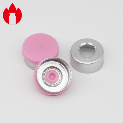 13mm Vlakke Kleurrijke Farmaceutische Wegwerp Aluminium Plastic Sluitdop