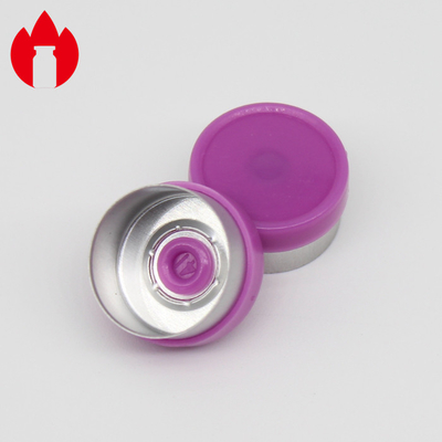 13mm de Purpere Vlotte kappen van het het Glasflesje van de Flensinjectie Farmaceutische