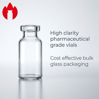 3 ml medicijn Tubulair Borosilicaat Duidelijk Glas Flesje
